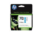 HP 712 3-pack (3ED77A) Rašalinė kasetė, Žydra - Image 5