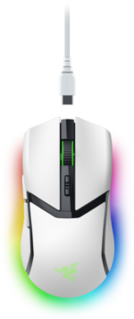 Razer Cobra Pro Belaidė žaidimų pelė RF Wireless + Bluetooth + USB-C, 30000 DPI, Balta - Image 3