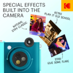 Kodak SMILE+ Momentinis fotoaparatas, 2x3'', Mėlyna - Image 4