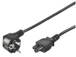 Goobay NK 114 S-180 Maitinimo kabelis CEE 7/7 (Type-F) to C5, 1.8 m, Juoda - Image 2
