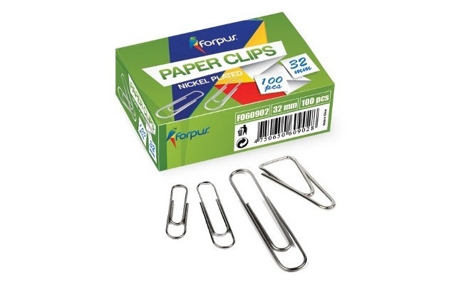 1 Sąvaržėlės Forpus, balto metalo, 32mm, apvalios (100) - Image 1