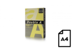 Spalvotas popierius Double A, 80g, A4, 500 lapų, Butter - Image 3