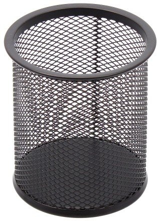 1 Pieštukinė Forpus, apvali, juoda, tuščia, perforuoto metalo 1005-014 - Image 1