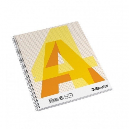 1 Sąsiuvinis su spirale Esselte, A4/70, langeliais, minkštas viršelis - Image 1