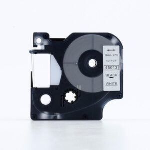 Neoriginali TopJet Dymo S0720530 D1 45013 Tape 12mm x 7m Black on White