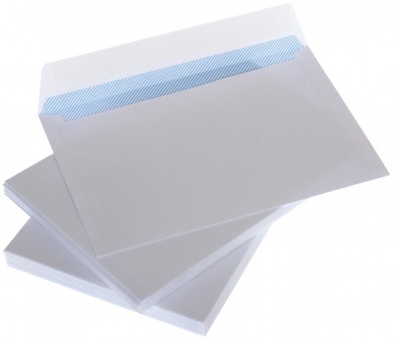1 Vokai C65 balti 80g., su nuplėšiama juostele 114x229 mm x 50vnt - Image 1