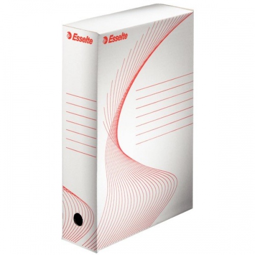 1 Archyvinė dėžė Esselte Speedbox, A4, 80x250 x350 mm, balta - Image 1