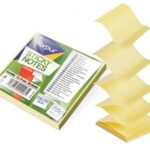Lipnūs lapeliai Forpus Office, Z tipo, 75x75mm, geltoni (100l)