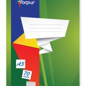 Bloknotas, plėšomas, Forpus, A5/70, langeliais
