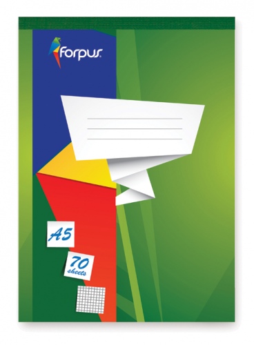 1 Bloknotas, plėšomas, Forpus, A5/70, langeliais - Image 1