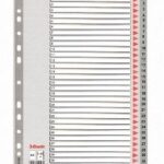 Skiriamieji lapai Esselte PP, A4, 1-31 skaičiai, plastikiniai