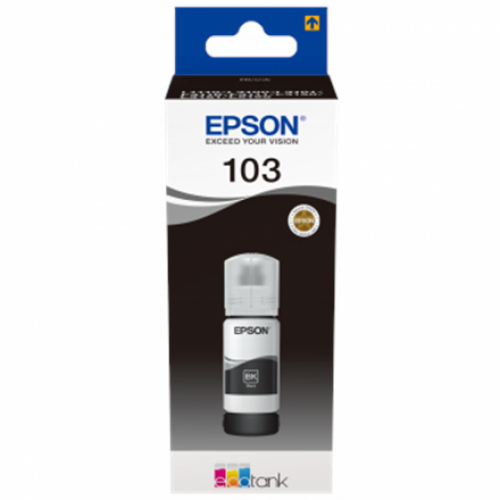 103_y_bottle_cis_front_3d Epson 103 EcoTank (C13T00S14A) Rašalo papildymo buteliukas, Juoda - Image 1