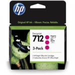 HP 712 3-pack (3ED78A) Rašalinė kasetė, Purpurinė