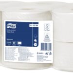 Tualetinis popierius Tork Universal Mini Jumbo T2, 2 sl., 9.1cm x 150m, balta sp. 12 vnt