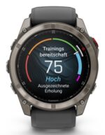 Garmin Fenix 8 Pro Išmanusis laikrodis 51 mm AMOLED Sapphire, Titanium, Graphite/Black silicone band - Image 7