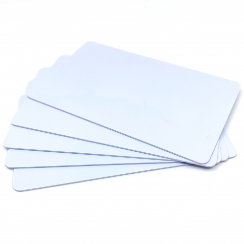 125khz_access_control_rfid_blank_white_t5577_smart_id_card Magnetinė kortelė 13.56Mhz Card NFC - Image 1