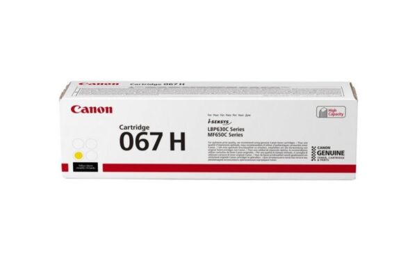 Canon CRG 067H (5103C002) Lazerinė kasetė, Geltona - Image 2