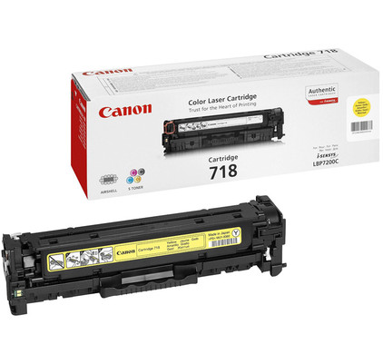 152CN718Y Kasetė Canon 718 (2659B002) YL 2900psl OEM - Image 1
