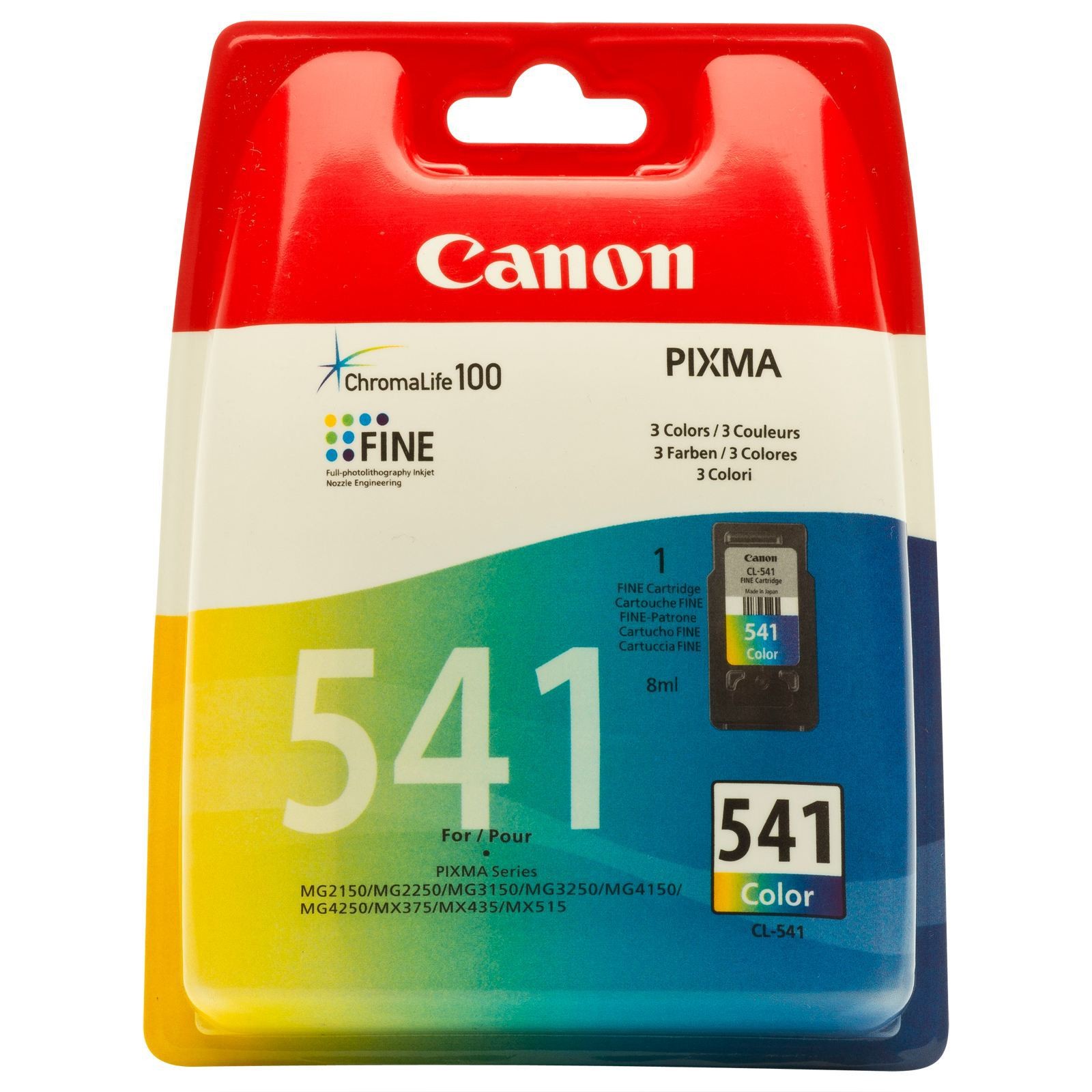 162CNCL541 Kasetė Canon CL-541 CMY 180psl OEM - Image 1