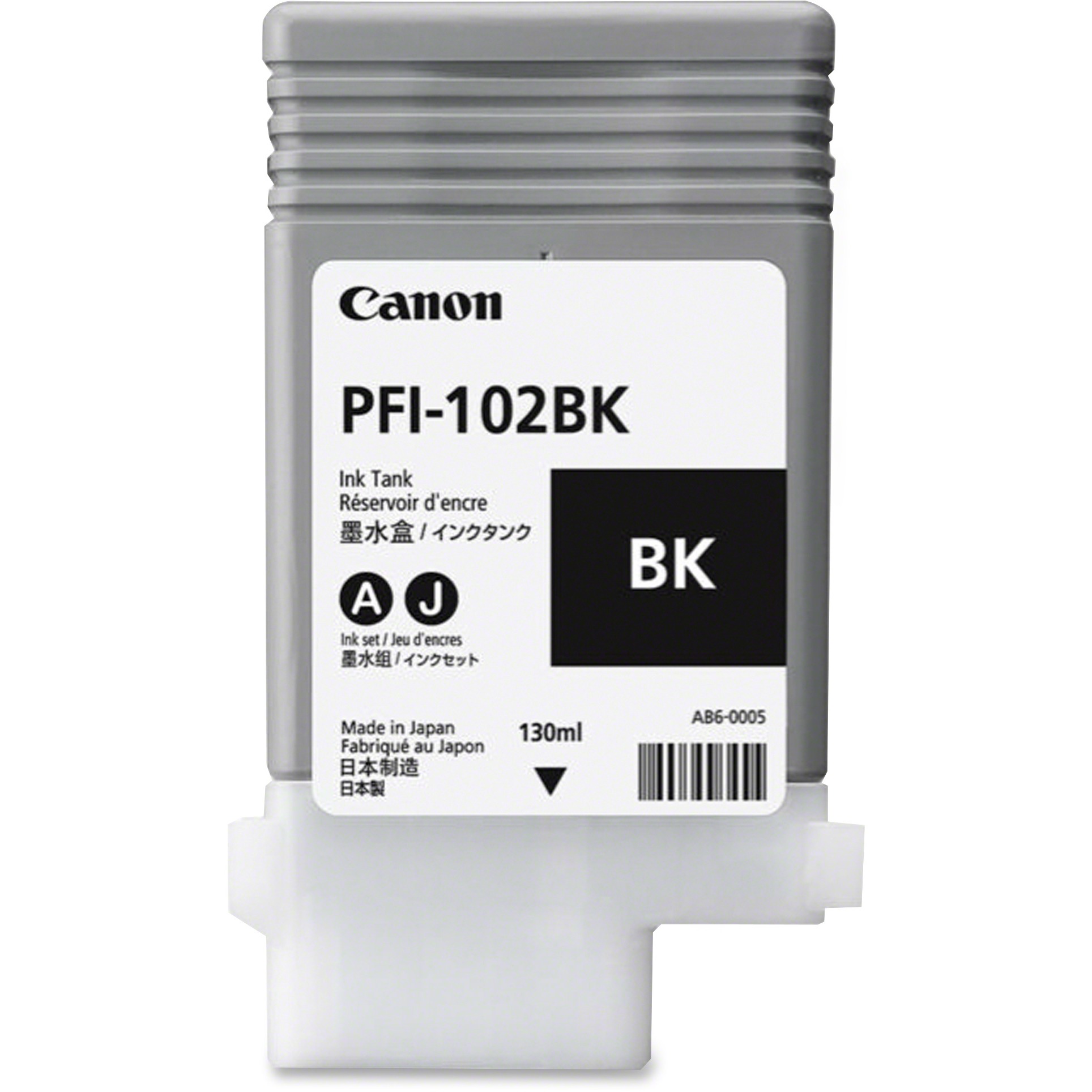 162CNPFI102B Kasetė Canon PFI-102K (0895B001) BK 130ml OEM - Image 1