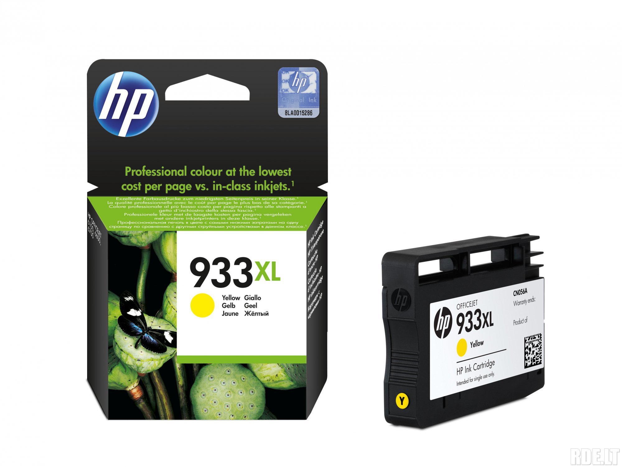 162HPCN056AE Kasetė HP No.933XL (CN056AE) YL 825psl. OEM - Image 1