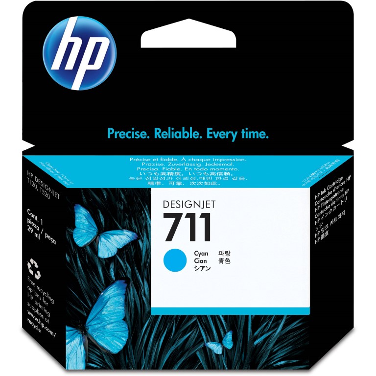 162HPCZ130A Kasetė HP No.711 (CZ130A) CY 29ml OEM - Image 1