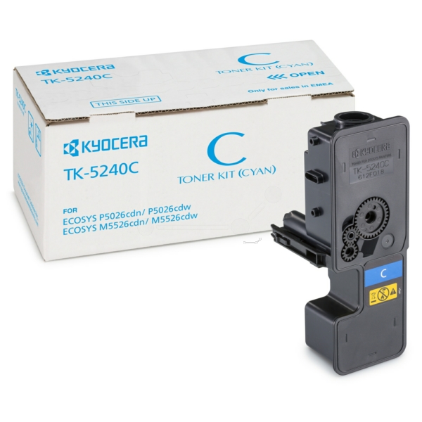 172KMTK5240C Kasetė Kyocera TK-5240 CY 3000psl.OEM - Image 1
