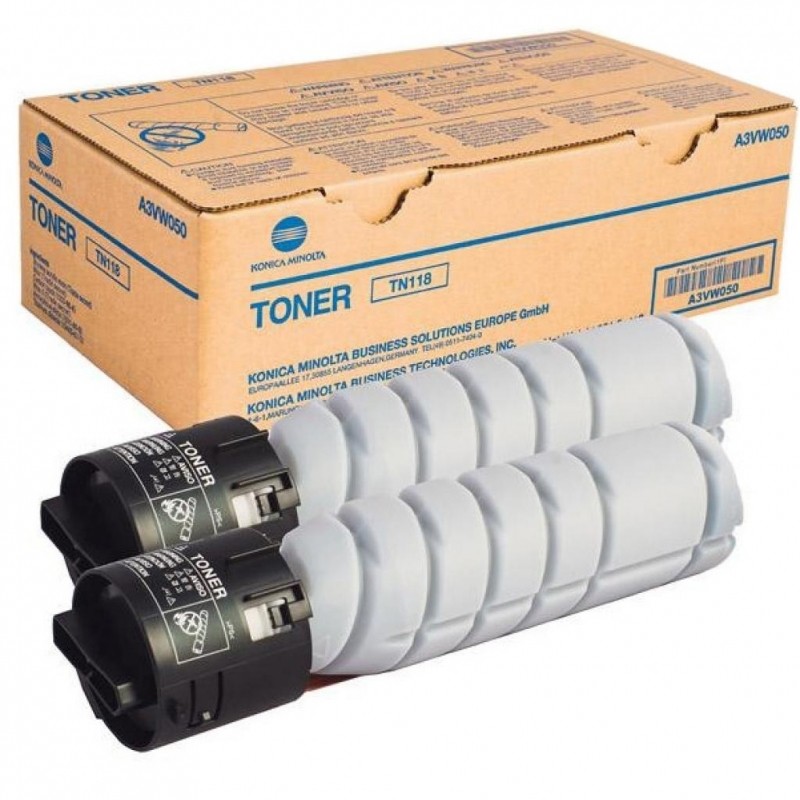 172MNTN118 Kasetė Minolta TN-118 BK 12000psl. 2pack OEM - Image 1