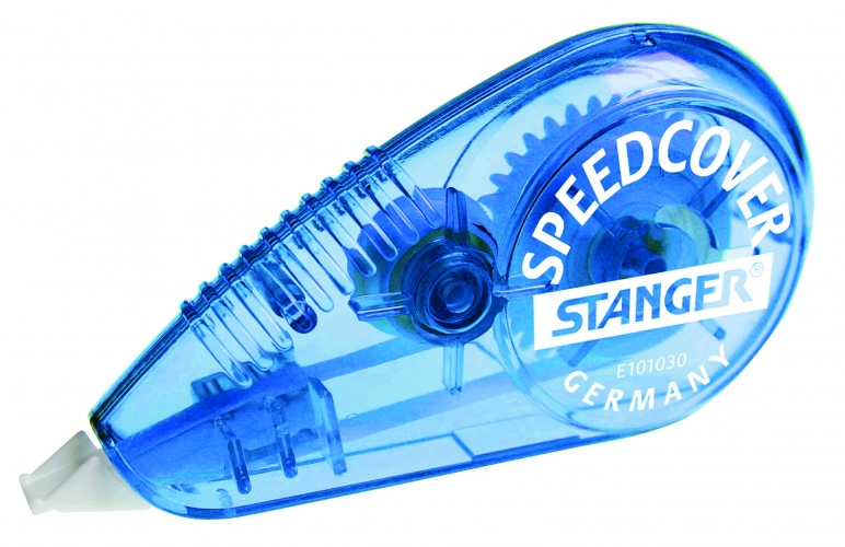 18000101099_roller_speedcover_blau Stanger Korekcinė juostelė Speed Cover 5 mm x 12 m, 1 vnt. 18000101099 - Image 1