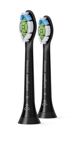 1daa775e-6882-4121-aa92-a75f7225bdd8 Philips Sonicare W2 Optimal White HX6062/88 Sonic Dantų šepetėlio galvutės, Juoda - Image 1