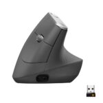 Logitech MX Vertical Ergonomiška belaidė pelė RF Wireless+Bluetooth, 4000 DPI, Graphite - Image 2