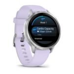 Garmin Venu 4 Išmanusis laikrodis 41 mm Silver / Periwinkle Silicone Band - Image 3