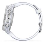Garmin Fenix 8 Išmanusis laikrodis 43 mm AMOLED Silver with Whitestone silicone band - Image 4