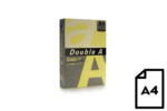 Spalvotas popierius Double A, 80g, A4, 500 lapų, Butter - Image 2
