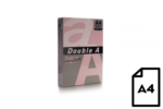 Spalvotas popierius Double A, 80g, A4, 500 lapų, Pink - Image 2