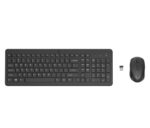HP 330 Combo Belaidė klaviatūra + pelė RF Wireless US Int, Juoda