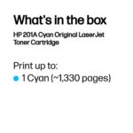 HP 201A (CF401A) Lazerinė kasetė, Žydra - Image 3