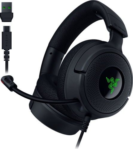 2813aea6-01df-410a-b2f9-6d2a31790ea5 Razer Kraken V4 X Laidinės žaidimų ausinės, Juoda - Image 1
