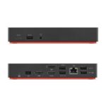 Lenovo ThinkPad 40AF0135EU Hybrid USB-C/USB-A Jungčių stotelė, Laidinė, Juoda - Image 5
