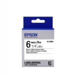 Epson LK-2WBN (C53S652003) Ženklinimo juostos kasetė, Standard, Black on White (6mm, 9m)