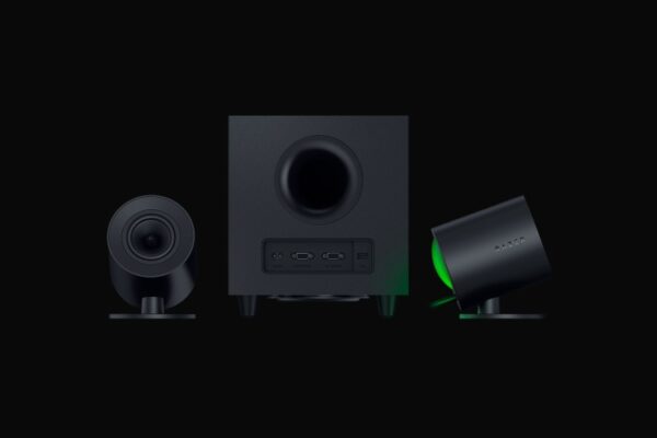 Razer Nommo V2 Full Range 2.1 PC Žaidimų garso kolonėlės, Juoda - Image 10