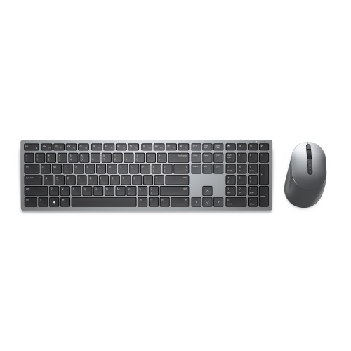 31a55b24-beaa-4345-8741-7ae61c1b16bc Dell Premier Multi-Device KM7321W Belaidė klaviatūra + pelė, RF Wireless + Bluetooth, US, Titan grey - Image 1