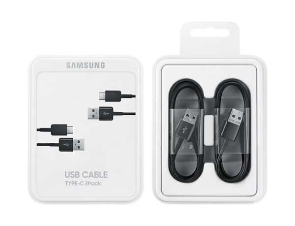 Samsung EP-DG930 USB-A Male į USB-C Male Kabelis 1.5m, Juoda - Image 3