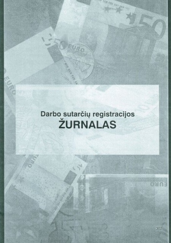 39 Darbo sutarčių registracijos žurnalas, A4 (12) 0720-017 - Image 1