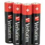 Verbatim 49500 Alkaline baterijos AAA LR03 (4 vnt pakuotėje)