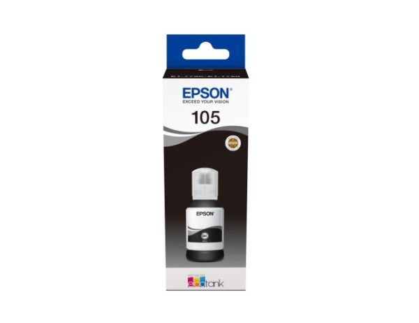 Epson 105 EcoTank (C13T00Q140) Rašalo papildymo buteliukas, Juoda - Image 4