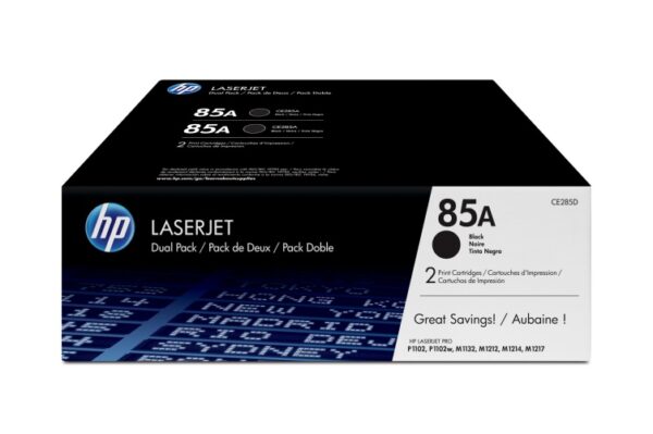 HP 85A (CE285AD) 2-pack Lazerinė kasetė, Juoda - Image 5