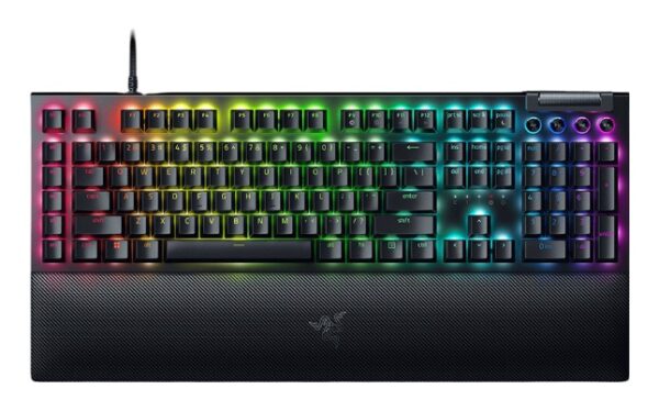 Razer BlackWidow V4 Laidinė žaidimų klaviatūra USB, Green Switch Tactile and Clicky, US, Juoda - Image 2