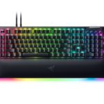 Razer BlackWidow V4 Pro Žaidimų klaviatūra laidinė, USB QWERTY, US, Green Switch, Juoda