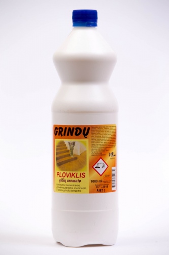 4770248342632_grindU_pl. Grindų ploviklis, universalus, gėlių kvapo, 1l - Image 1